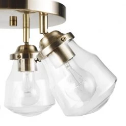 Gerard 1.53 ft. 3-Lights Antique Brass Fixed Track Lighting Kit with Clear Glass Shades, Bulbs Included by Globe Electric 13 Gerard 1.53 ft. 3-Lights Antique Brass Fixed Track Lighting Kit with Clear Glass Shades, Bulbs Included by Globe Electric -Deals Globe Electric Store antique brass globe electric track lighting kits 59761 1f 1000