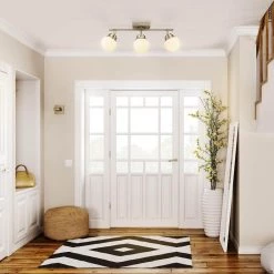 Mabel 2.03 ft. 3-Lights Antique Brass Fixed Track Lighting Kit with Frosted Glass Shades, Bulbs Included by Globe Electric 19 Mabel 2.03 ft. 3-Lights Antique Brass Fixed Track Lighting Kit with Frosted Glass Shades, Bulbs Included by Globe Electric -Deals Globe Electric Store antique brass globe electric track lighting kits 59767 31 1000