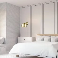 Miller 1-Light Antique Brass Plug-In or Hardwire Wall Sconce with 6 ft. Cord by Globe Electric -Deals Globe Electric Store antique brass globe electric wall sconces 51801 4f 1000