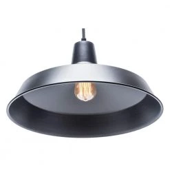 1-Light Matte Black Barn Light Pendant by Globe Electric -Deals Globe Electric Store black globe electric chandeliers 65155 4f 1000