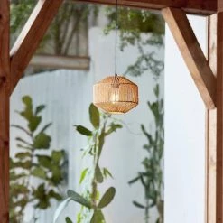 1-Light Black Shaded Pendant Lighting with Natural Twine Shade by Globe Electric -Deals Globe Electric Store black globe electric chandeliers 91002874 31 1000