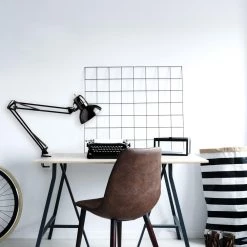 32 in. Black Vintage Swing Arm Desk Lamp with Metal Clamp by Globe Electric -Deals Globe Electric Store black globe electric desk lamps 12641 1d 1000