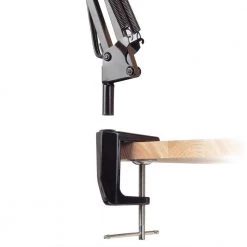 32 in. Black Vintage Swing Arm Desk Lamp with Metal Clamp by Globe Electric -Deals Globe Electric Store black globe electric desk lamps 12641 44 1000