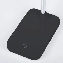 14 in. Black and Chrome Integrated LED Desk Lamp by Globe Electric -Deals Globe Electric Store black globe electric desk lamps 12792 c3 1000