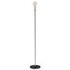 Remington 57 in. Black Finish Indoor Floor Lamp by Globe Electric