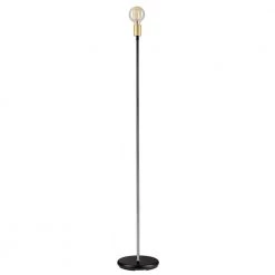 Remington 57 in. Black Finish Indoor Floor Lamp by Globe Electric