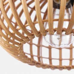 10 in. 1-Light Black Semi-Flush Mount Ceiling Light with Rattan Shade by Globe Electric 15 10 in. 1-Light Black Semi-Flush Mount Ceiling Light with Rattan Shade by Globe Electric -Deals Globe Electric Store black globe electric flush mount lights 91002841 1f 1000