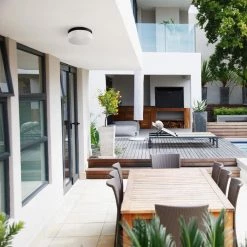 Mark 1-Light Black LED Outdoor/Indoor Integrated Flush Mount Ceiling Light with Frosted Glass Shade by Globe Electric -Deals Globe Electric Store black globe electric outdoor flush mount lights 44658 c3 1000