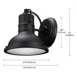 Harbor 1-Light Black Outdoor Wall Lantern Sconce by Globe Electric 10 Harbor 1-Light Black Outdoor Wall Lantern Sconce by Globe Electric -Deals Globe Electric Store black globe electric outdoor sconces 44157 44 1000