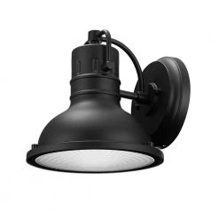 Harbor 1-Light Black Outdoor Wall Lantern Sconce by Globe Electric