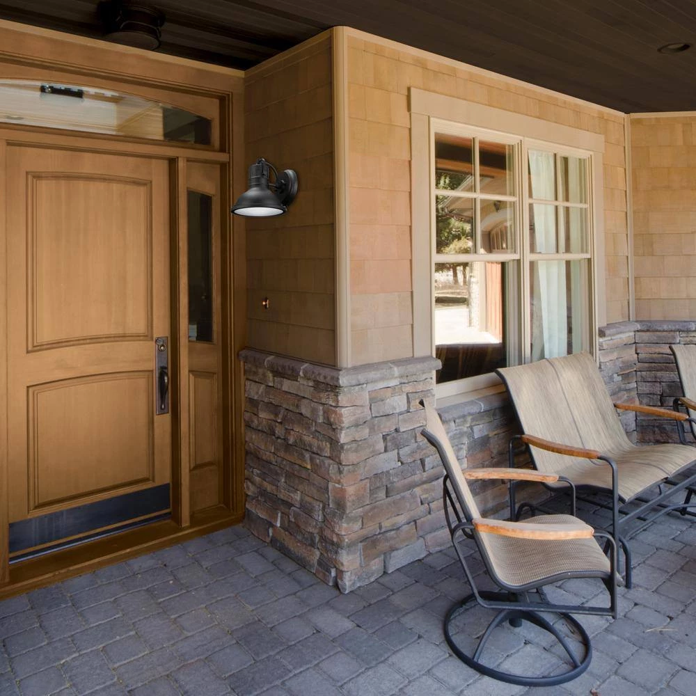 Harbor 1-Light Black Outdoor Wall Lantern Sconce by Globe Electric 2 Harbor 1-Light Black Outdoor Wall Lantern Sconce by Globe Electric - Image 2