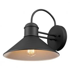 Sebastien 1-Light Black Outdoor Wall Lantern Sconce (2-Pack) by Globe Electric 6 Sebastien 1-Light Black Outdoor Wall Lantern Sconce (2-Pack) by Globe Electric -Deals Globe Electric Store black globe electric outdoor sconces 44165 c3 1000