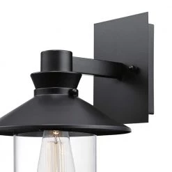 Westminster 1-Light Black Outdoor Indoor Wall Lantern Sconce with Clear Glass Shade by Globe Electric 9 Westminster 1-Light Black Outdoor Indoor Wall Lantern Sconce with Clear Glass Shade by Globe Electric -Deals Globe Electric Store black globe electric outdoor sconces 44311 c3 1000