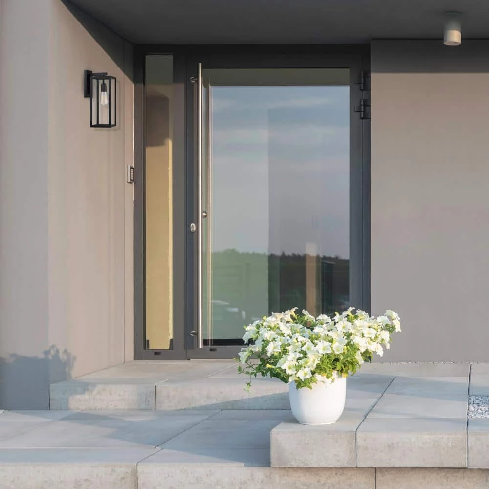 Hurley 1-Light Black Outdoor Wall Lantern Sconce by Globe Electric 7 Hurley 1-Light Black Outdoor Wall Lantern Sconce by Globe Electric - Image 7