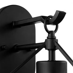 Edwin 1-Light Black Outdoor Indoor Wall Lantern Sconce with Clear Glass Shade and Vintage Incandescent Bulb Included by Globe Electric -Deals Globe Electric Store black globe electric outdoor sconces 44406 4f 1000