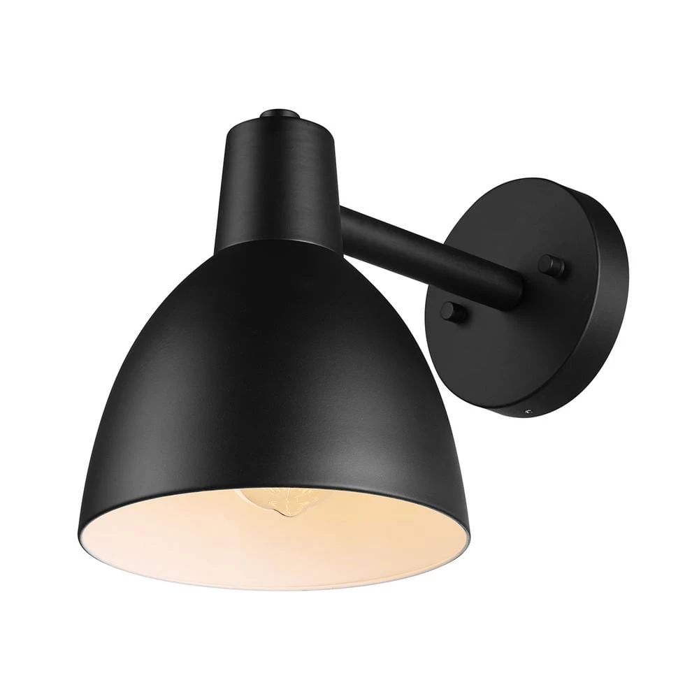 Hattie 1-Light Black Outdoor/Indoor Wall Lantern Sconce by Globe Electric 6 Hattie 1-Light Black Outdoor/Indoor Wall Lantern Sconce by Globe Electric - Image 6