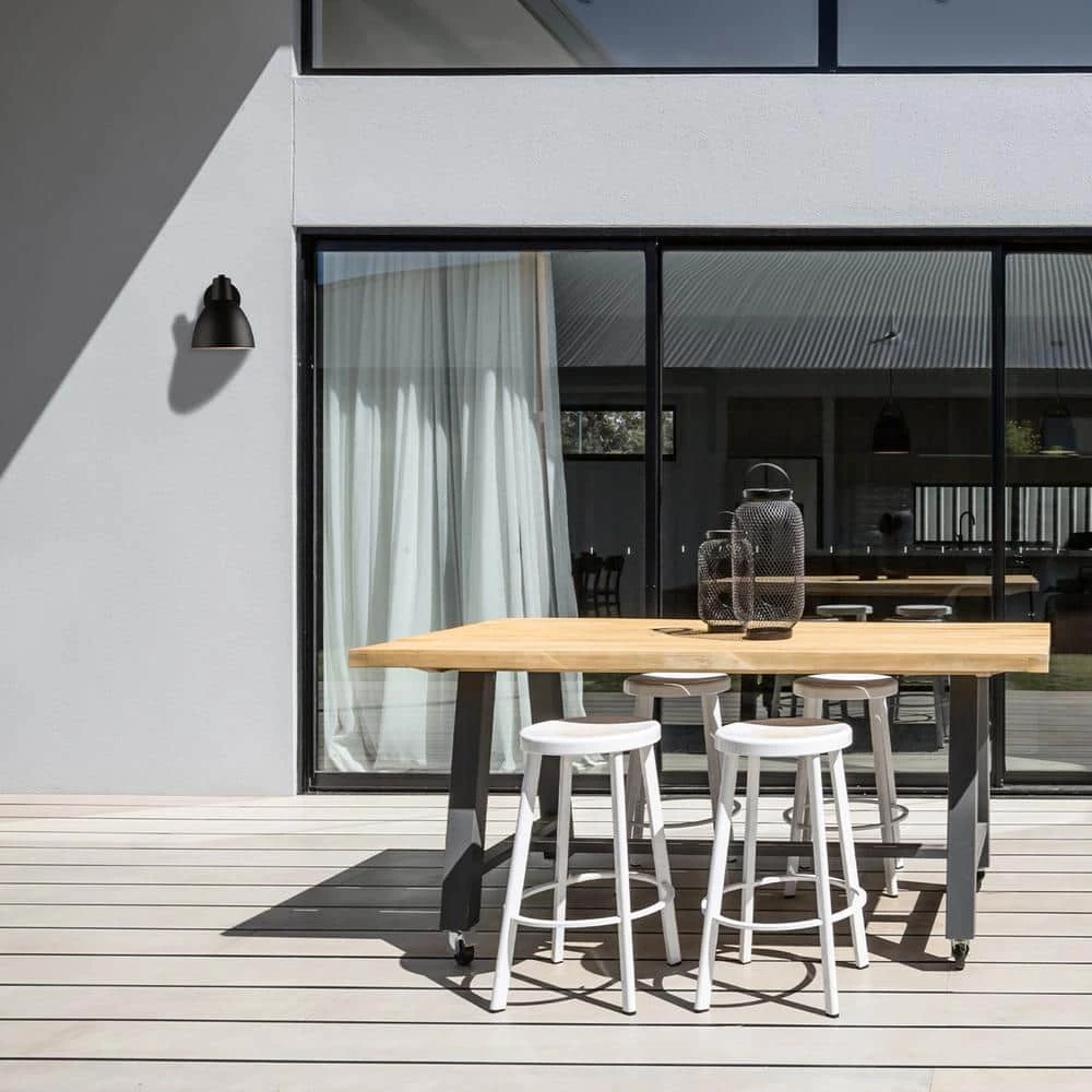 Hattie 1-Light Black Outdoor/Indoor Wall Lantern Sconce by Globe Electric 2 Hattie 1-Light Black Outdoor/Indoor Wall Lantern Sconce by Globe Electric - Image 2