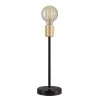Remington 15 in. Black Indoor Table Lamp by Globe Electric