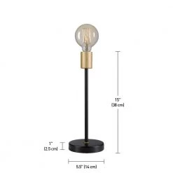 Remington 15 in. Black Indoor Table Lamp by Globe Electric -Deals Globe Electric Store black globe electric table lamps 12939 c3 1000