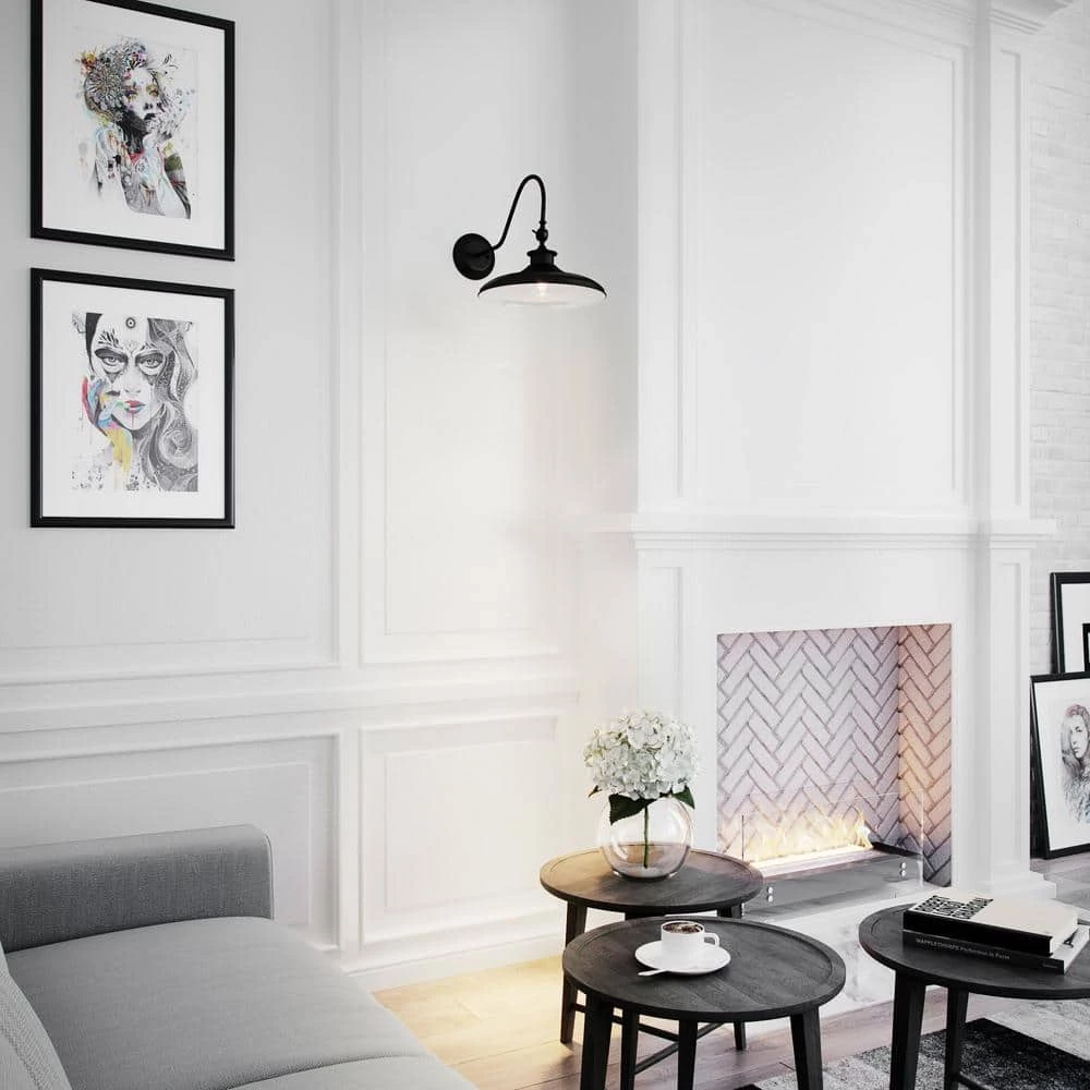 Aedan 1-Light Black Swivel Wall Sconce Light by Globe Electric 7 Aedan 1-Light Black Swivel Wall Sconce Light by Globe Electric - Image 7