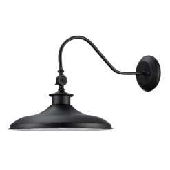 Aedan 1-Light Black Swivel Wall Sconce Light by Globe Electric