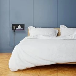 Functional Series 1-Light Black Plug-In Wall Sconce with Shelf LED Bulb Included by Globe Electric -Deals Globe Electric Store black globe electric wall sconces 51397 4f 1000