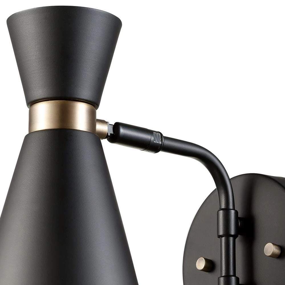 Belmont 1-Light Black Sconce by Globe Electric 3 Belmont 1-Light Black Sconce by Globe Electric - Image 3