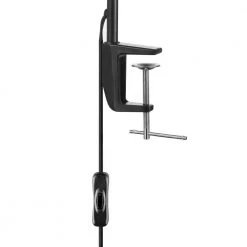 Lex 19 in. Black with Gold Accents Clamp-On Desk Lamp by Globe Electric -Deals Globe Electric Store black with gold accents globe electric desk lamps 52900 c3 1000