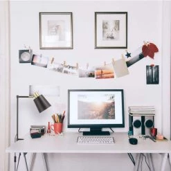 Lex 19 in. Black with Gold Accents Clamp-On Desk Lamp by Globe Electric -Deals Globe Electric Store black with gold accents globe electric desk lamps 52900 fa 1000