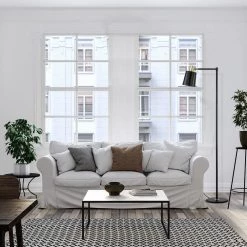 Lex 60 in. Black Floor Lamp by Globe Electric -Deals Globe Electric Store black with gold accents globe electric floor lamps 12916 fa 1000