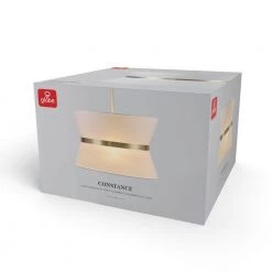 Meadow 3-Light Matte Brass Chandelier with White Fabric Shade by Globe Electric 18 Meadow 3-Light Matte Brass Chandelier with White Fabric Shade by Globe Electric -Deals Globe Electric Store brass globe electric chandeliers 65727 76 1000