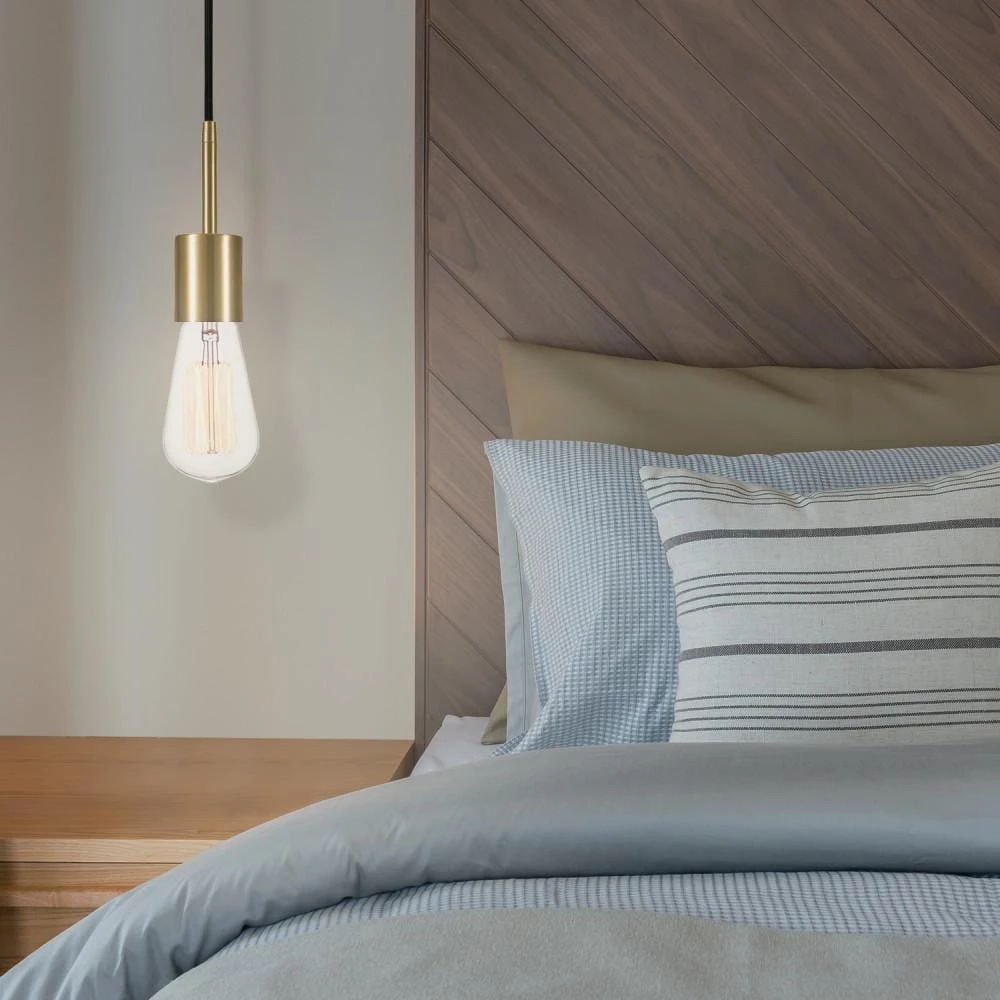 Leila 1-Light Brass Pendant by Globe Electric 2 Leila 1-Light Brass Pendant by Globe Electric - Image 2