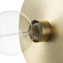 Courtney 1-Light Brass Plug-In or Hardwire Wall Sconce by Globe Electric 12 Courtney 1-Light Brass Plug-In or Hardwire Wall Sconce by Globe Electric -Deals Globe Electric Store brass globe electric wall sconces 91002619 4f 1000