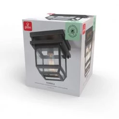 Sorrell 1-Light Bronze Outdoor/Indoor Flush Mount Light with Clear Glass Shade by Globe Electric 14 Sorrell 1-Light Bronze Outdoor/Indoor Flush Mount Light with Clear Glass Shade by Globe Electric -Deals Globe Electric Store bronze globe electric outdoor flush mount lights 44779 fa 1000