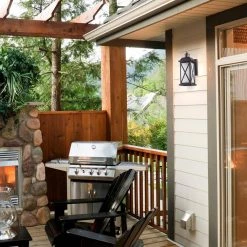 Ridley 1-Light Bronze Outdoor Wall Lantern Sconce by Globe Electric -Deals Globe Electric Store bronze globe electric outdoor sconces 43634 31 1000