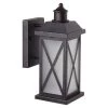 Ridley 1-Light Bronze Outdoor Wall Lantern Sconce by Globe Electric