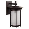 Scottsdale 1-Light Bronze Outdoor Wall Lantern Sconce by Globe Electric