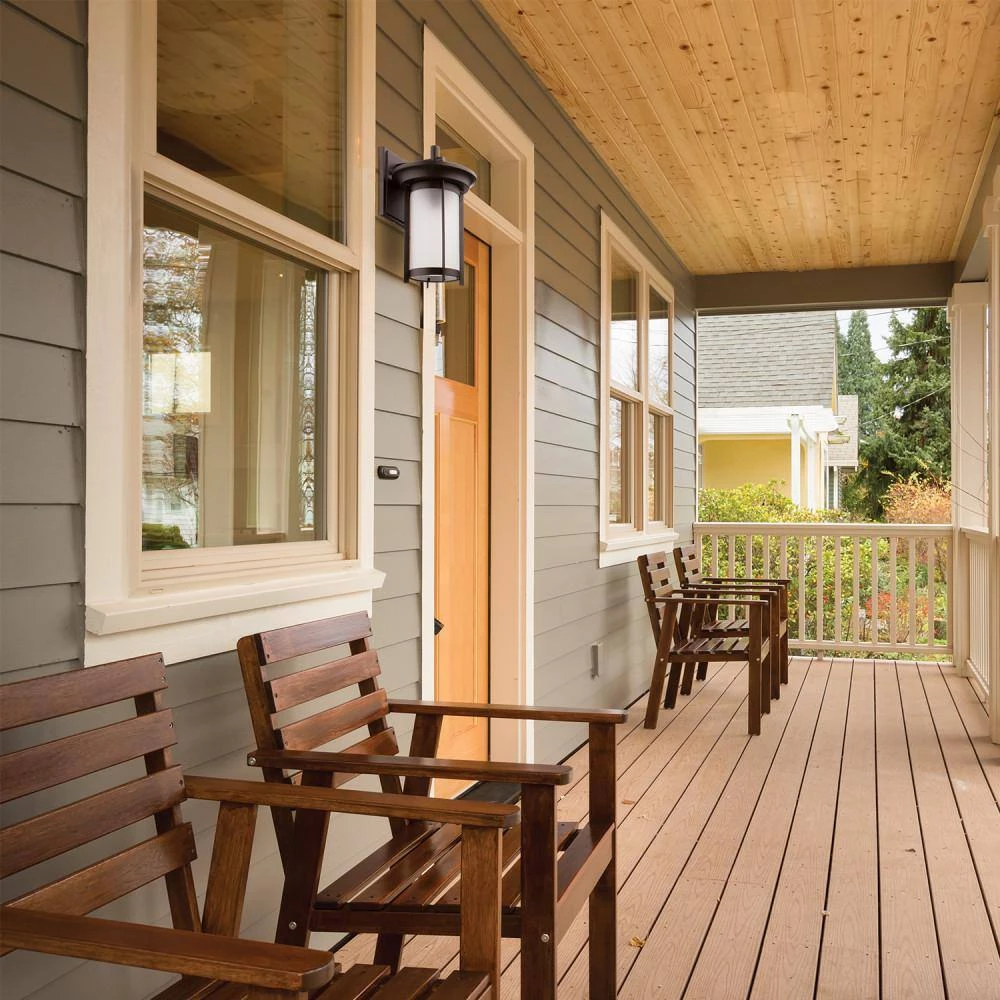 Scottsdale 1-Light Bronze Outdoor Wall Lantern Sconce by Globe Electric 2 Scottsdale 1-Light Bronze Outdoor Wall Lantern Sconce by Globe Electric - Image 2