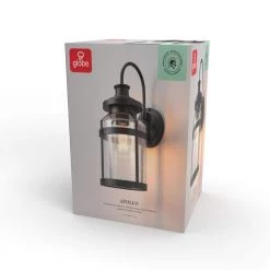 Apollo 1-Light Bronze Outdoor/Indoor Wall Lantern Sconce with Seeded Glass Shade by Globe Electric 17 Apollo 1-Light Bronze Outdoor/Indoor Wall Lantern Sconce with Seeded Glass Shade by Globe Electric -Deals Globe Electric Store bronze globe electric outdoor sconces 44791 76 1000