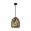 Marlow 1-Light Pendant Light with Natural Twine Color Twist Shade by Globe Electric