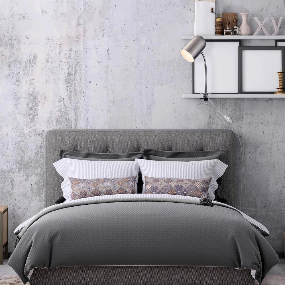 Carter 15 in. Brushed Nickel Clip-Arm Desk Lamp with Adjustable Gooseneck by Globe Electric 9 Carter 15 in. Brushed Nickel Clip-Arm Desk Lamp with Adjustable Gooseneck by Globe Electric - Image 9