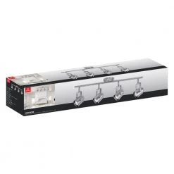 Westmore 2 ft. 4-Light Brushed Nickel Track Lighting Kit by Globe Electric 9 Westmore 2 ft. 4-Light Brushed Nickel Track Lighting Kit by Globe Electric -Deals Globe Electric Store brushed nickel globe electric track lighting kits 59237 44 1000