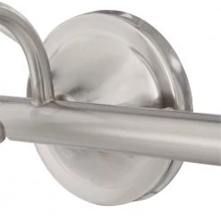 Estorial 3-Light Brushed Nickel Vanity Light with Frosted Glass Shades and Bath Set (5-Piece) by Globe Electric -Deals Globe Electric Store brushed steel globe electric vanity lighting 50700 1d 1000