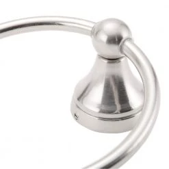 Estorial 3-Light Brushed Nickel Vanity Light with Frosted Glass Shades and Bath Set (5-Piece) by Globe Electric -Deals Globe Electric Store brushed steel globe electric vanity lighting 50700 40 1000