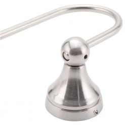 Estorial 3-Light Brushed Nickel Vanity Light with Frosted Glass Shades and Bath Set (5-Piece) by Globe Electric -Deals Globe Electric Store brushed steel globe electric vanity lighting 50700 66 1000