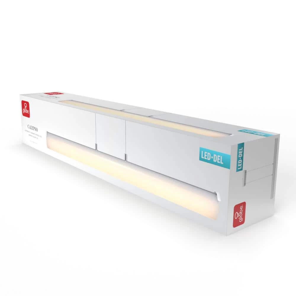 Calypso 20-Watt Integrated LED Chrome Pendant with Frosted Acrylic Shade by Globe Electric 7 Calypso 20-Watt Integrated LED Chrome Pendant with Frosted Acrylic Shade by Globe Electric - Image 7