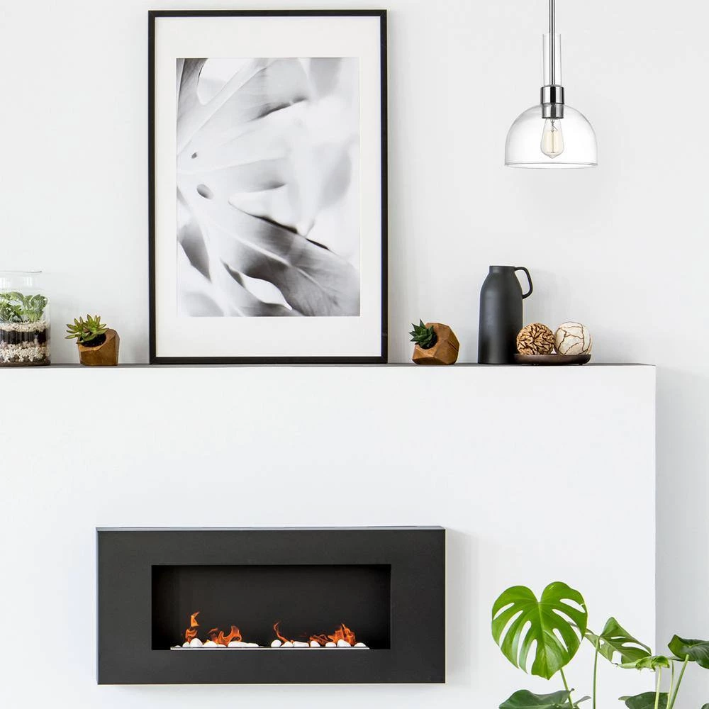 Tai 1-Light Chrome Pendant Light with Clear Glass Shade by Globe Electric 6 Tai 1-Light Chrome Pendant Light with Clear Glass Shade by Globe Electric - Image 6