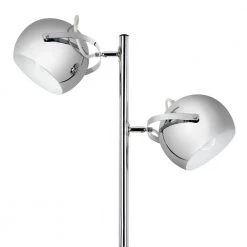 Miles 2-Light Adjustable Head Chrome Floor Lamp by Globe Electric -Deals Globe Electric Store chrome globe electric floor lamps 12807 4f 1000