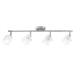 Sydney 2.4 ft 4-Light Chrome Track Lighting Kit by Globe Electric