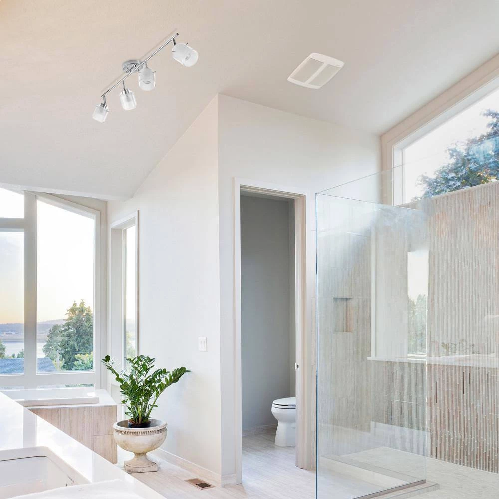 Sydney 2.4 ft 4-Light Chrome Track Lighting Kit by Globe Electric 8 Sydney 2.4 ft 4-Light Chrome Track Lighting Kit by Globe Electric - Image 8